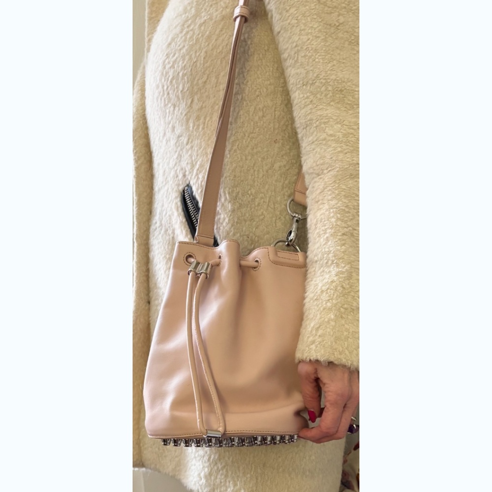 Alexander Wang Alpha Bucket Bag Pink Studded Leather NWOT, Never Carried.